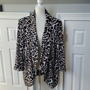 Calvin Klein Leopard Print Blazer